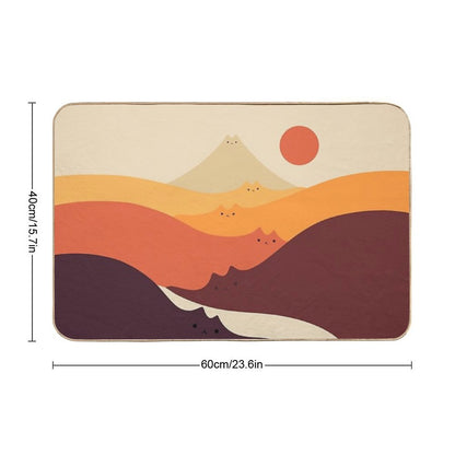 Cat Landscape 87 Bath Mat
