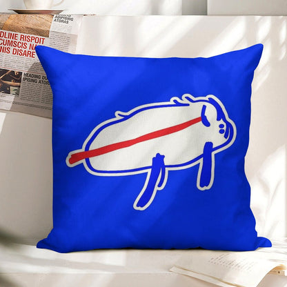 Josh Allen Drawing Linen Throw Pillow Cover