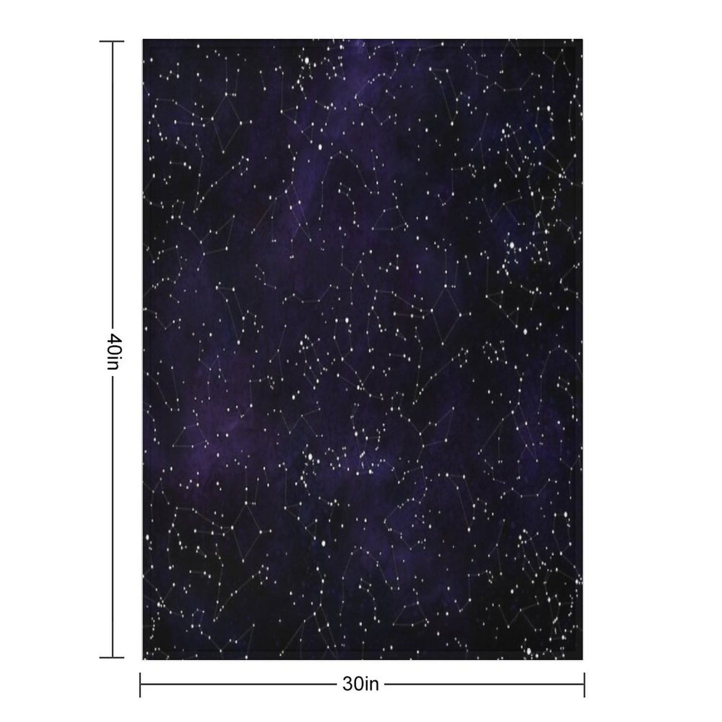 Northern Hemisphere Constellations Throw Blanket