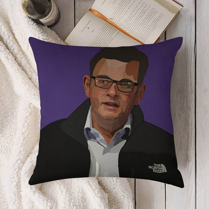Dan Andrews – North Face Linen Throw Pillow Cover