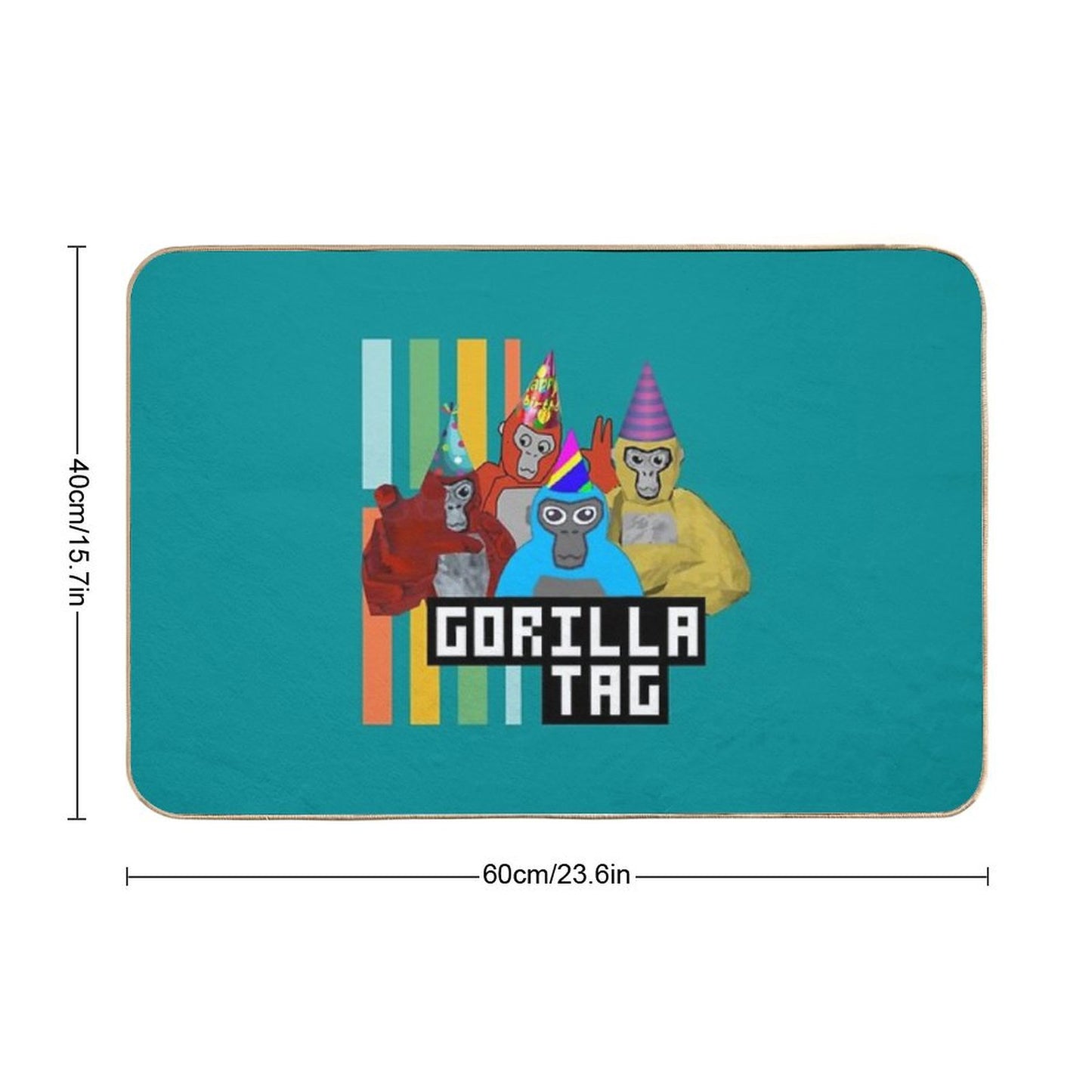 Gorilla Tag Party Time 5 Bath Mat