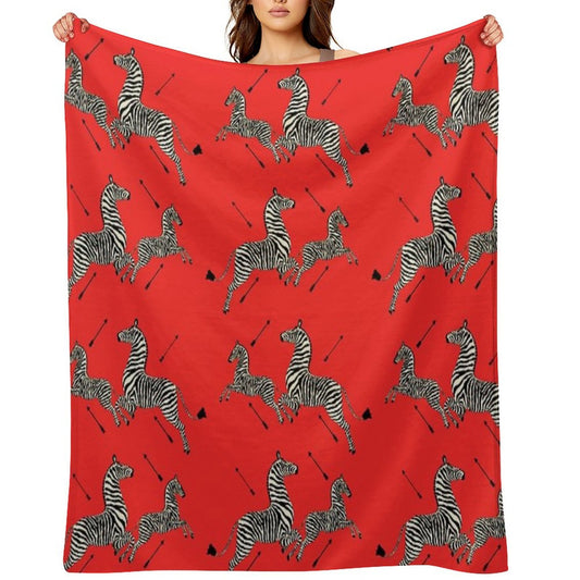 The Tenenbaums Zebra! Throw Blanket
