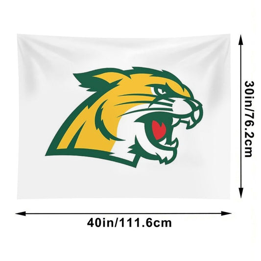 Cute Northern Michigan Wildcats Design Tapestry