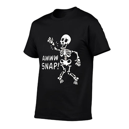 Aw Snap Broken Arm Skeleton Injury Wrist Surgery Recovery T-Shirt