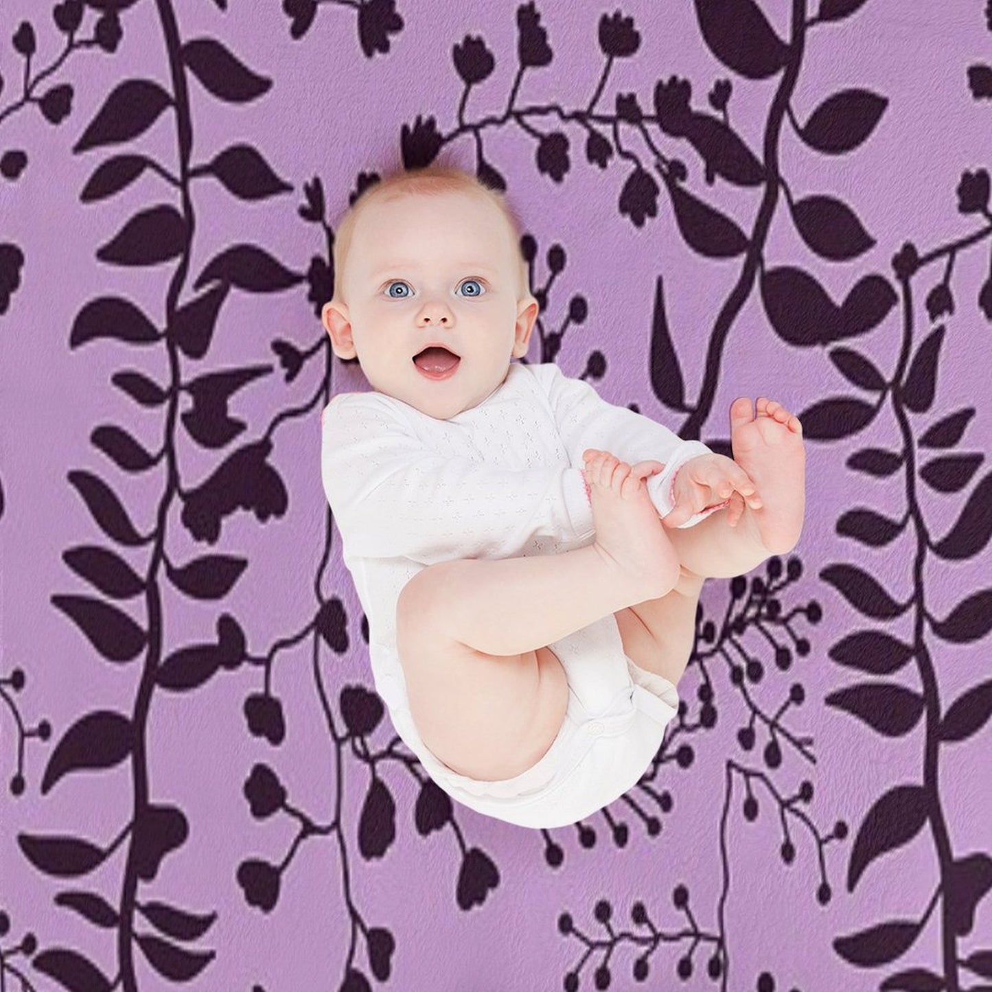 Bella Swan Lavender Freesia Throw Blanket