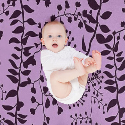 Bella Swan Lavender Freesia Throw Blanket