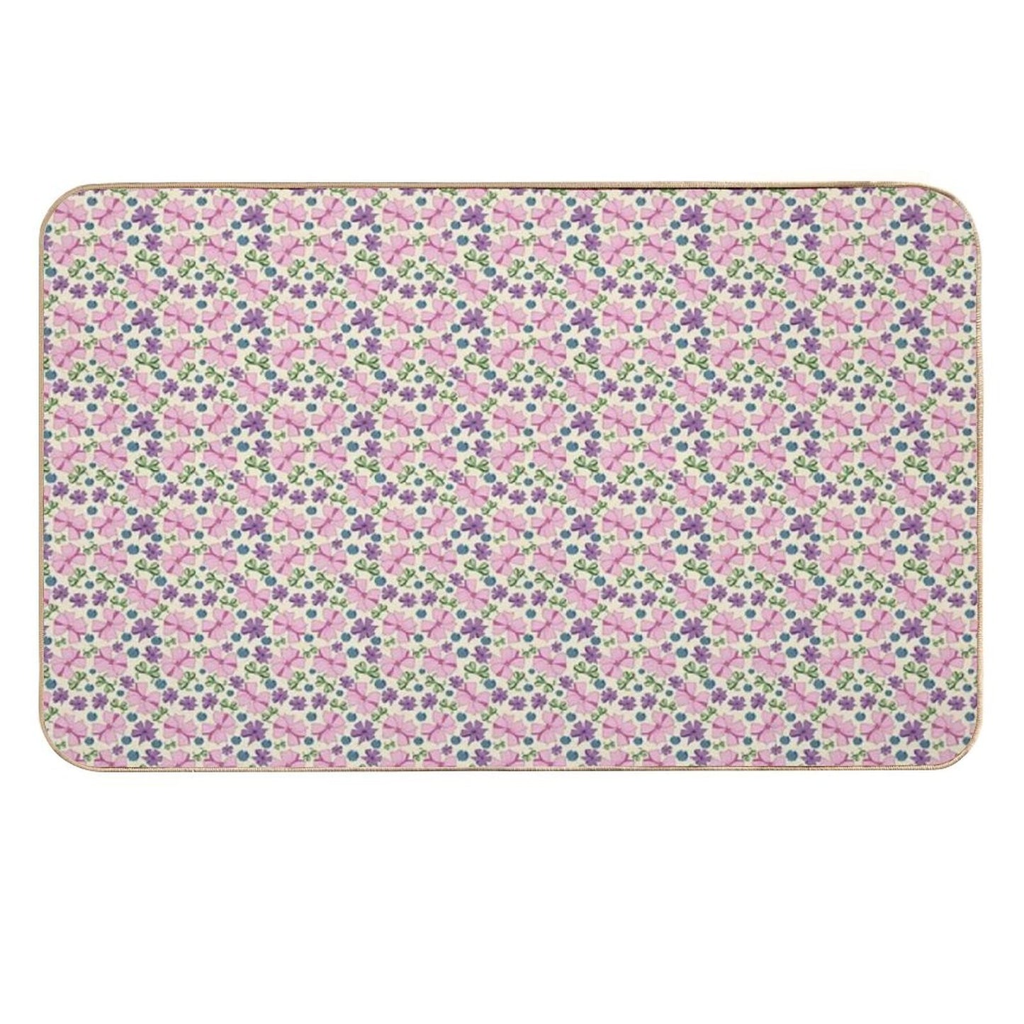 Ribbons & Bows Galore  Repositionable Bath Mat
