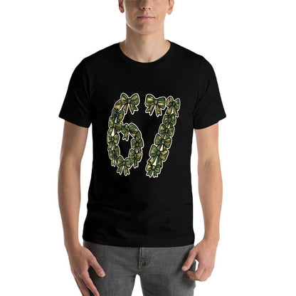 Camo Coquette 67 Meme Camouflage Bow Funny Six Seven  Odor-resistant T-Shirt