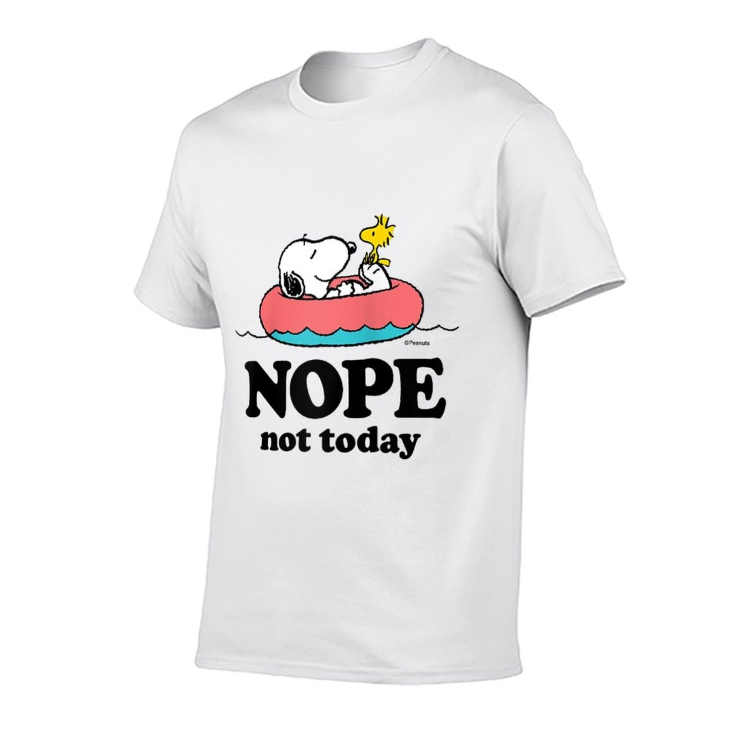 Peanuts - Snoopy Nope Not Today Raglan Baseball  Vintage-inspired T-Shirt