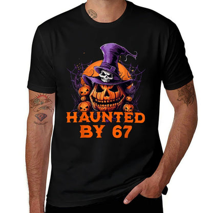 Haunted by 67 Six Seven 6 7 Funny Halloween Costume  Affordable Price T-Shirt