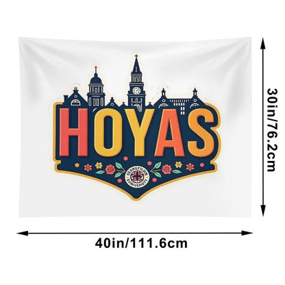 Georgetown Hoyas – Strength, Legacy & Team Spirit  NHK999 Sports Art Tapestry