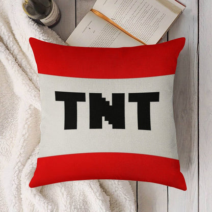 TNT Linen Throw Pillow Cover