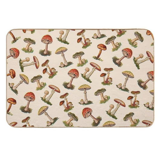 Mushrooms  Multi-Purpose Bath Mat