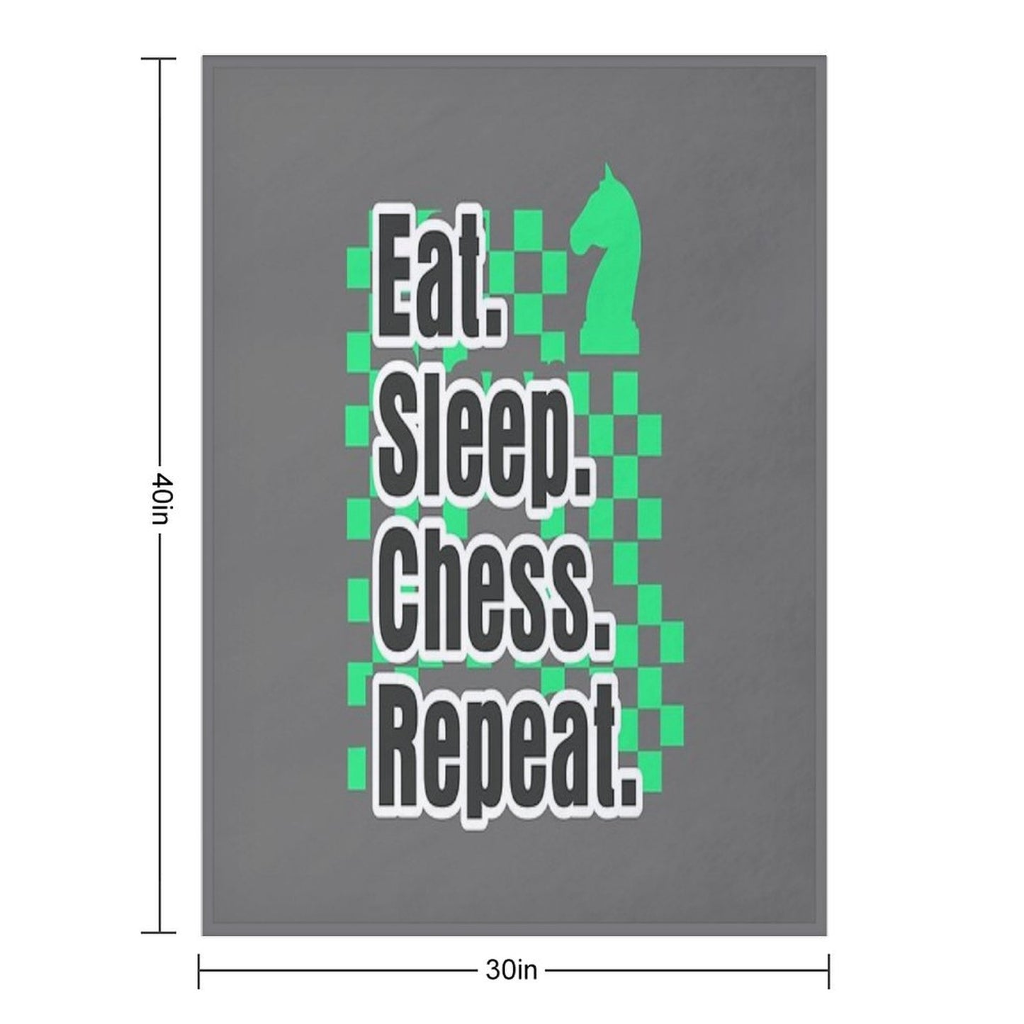 Boys Chess Eat Sleep Chess Repeat Gift Throw Blanket