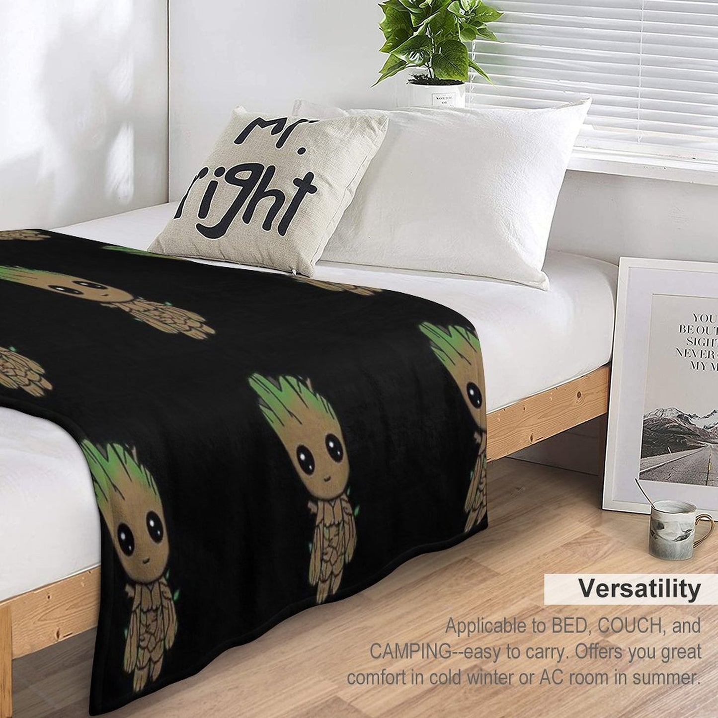 I AM GROOT - Little Chibi Throw Blanket