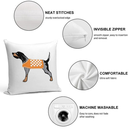 Smokey Soft High-Density Material Throw Pillow