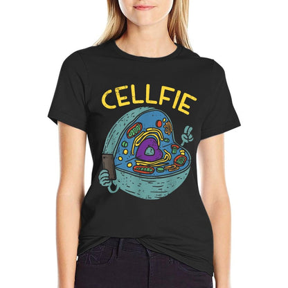 Cell Fie Funny Science Biology Teacher T Shirt T-Shirt