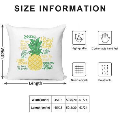 Psych - Quotes Soft High-Density Material Throw Pillow