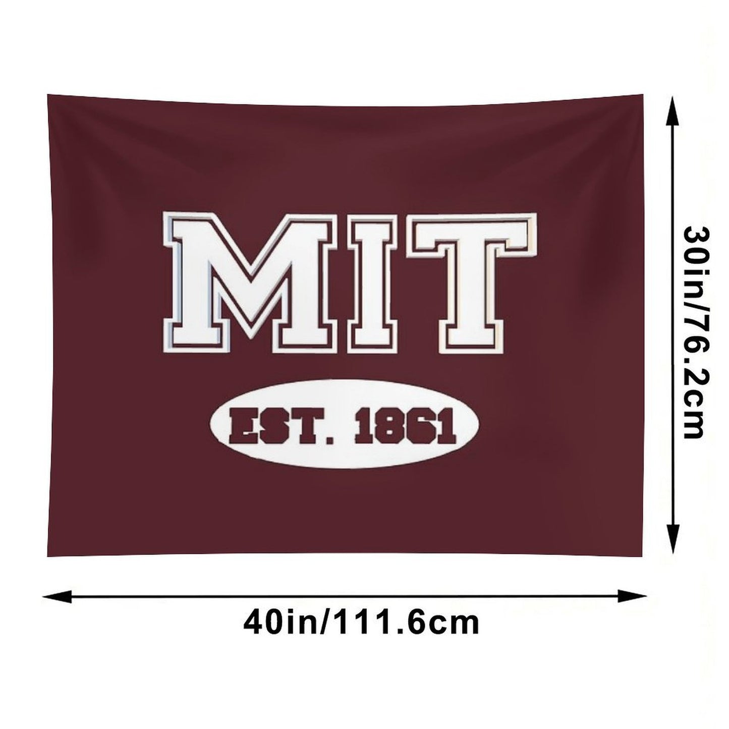 MIT EST 1861 MASSACHUSETTS  VARSITY Tapestry
