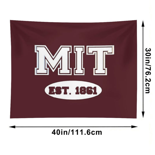 MIT EST 1861 MASSACHUSETTS  VARSITY Tapestry