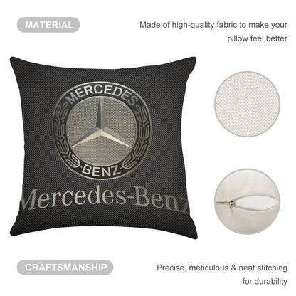 Driving Performance Linen Throw Pillow Cover