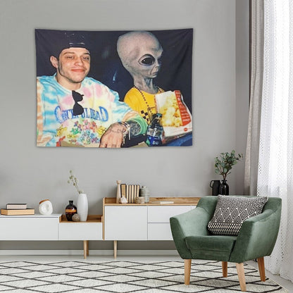 Pete Davidson Alien Tapestry Tapestry