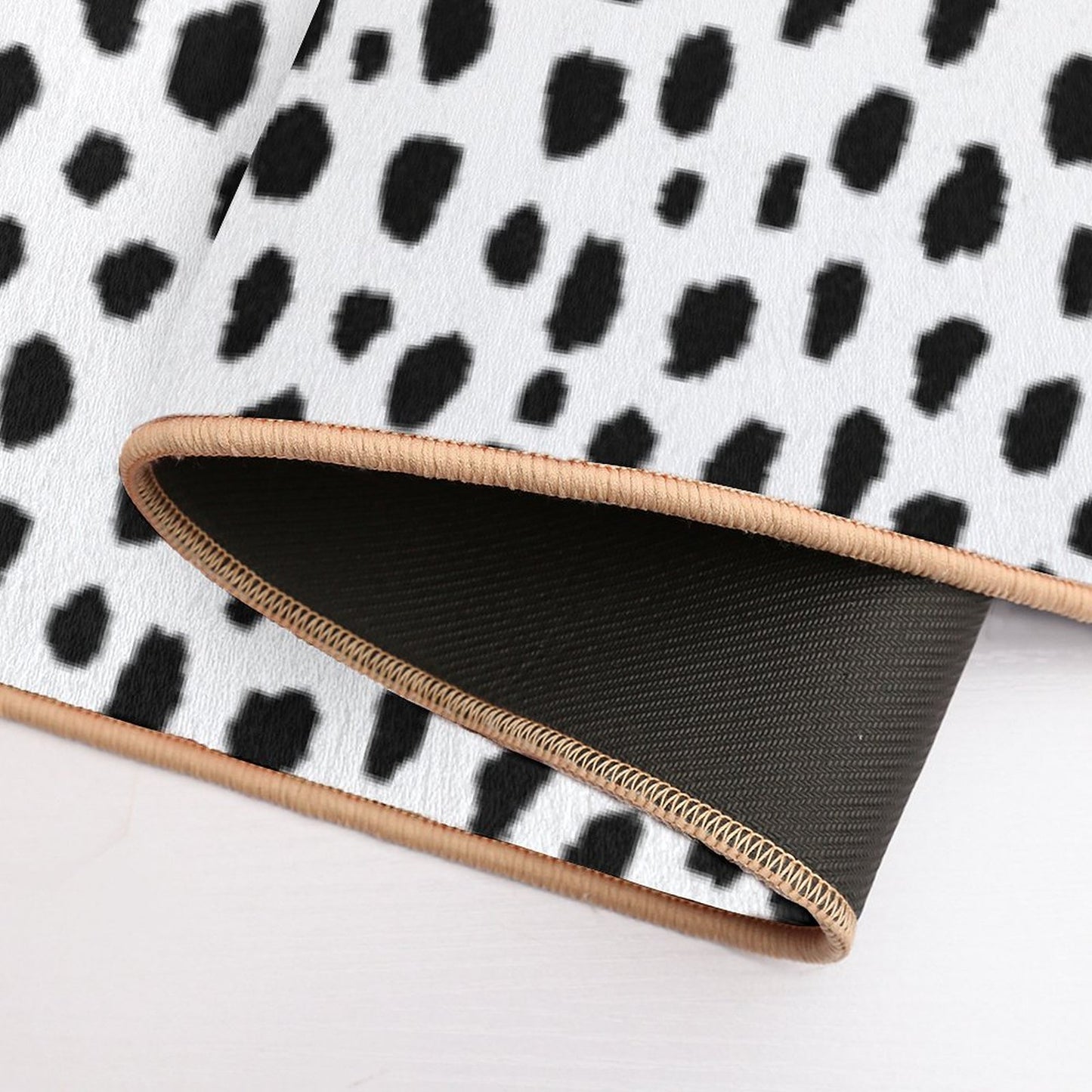 Dalmatian Spots (blackwhite) Bath Mat