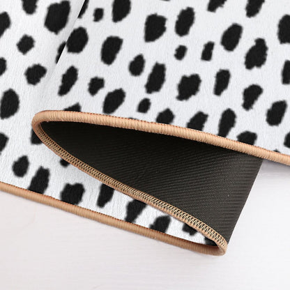 Dalmatian Spots (blackwhite) Bath Mat
