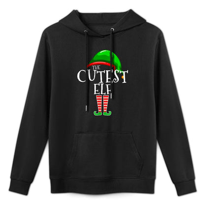 The Cutest Elf Group Matching Family Christmas Machine Washable Hoodie