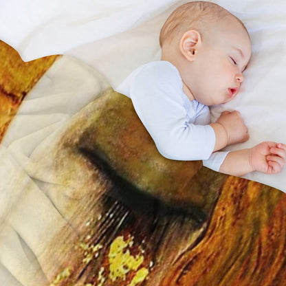 Klimt Golden Tears Throw Blanket
