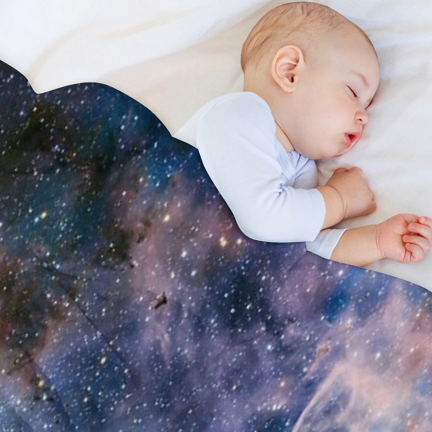 Galaxy - Nebula 01 Throw Blanket