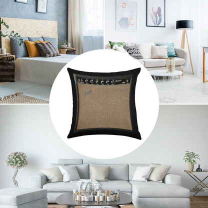 Guitar AmplifierAmp Great for MusicianGuitar Player! Linen Throw Pillow Cover