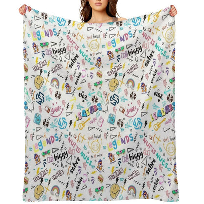 Norris Nuts Seamless Pattern, Norris Nuts Pattern Throw Blanket