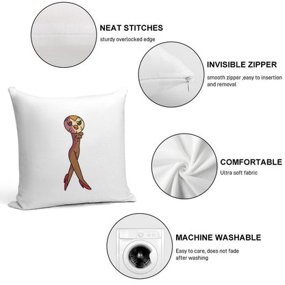 Sassy Hooty Soft Luxury Feel Throw Pillow