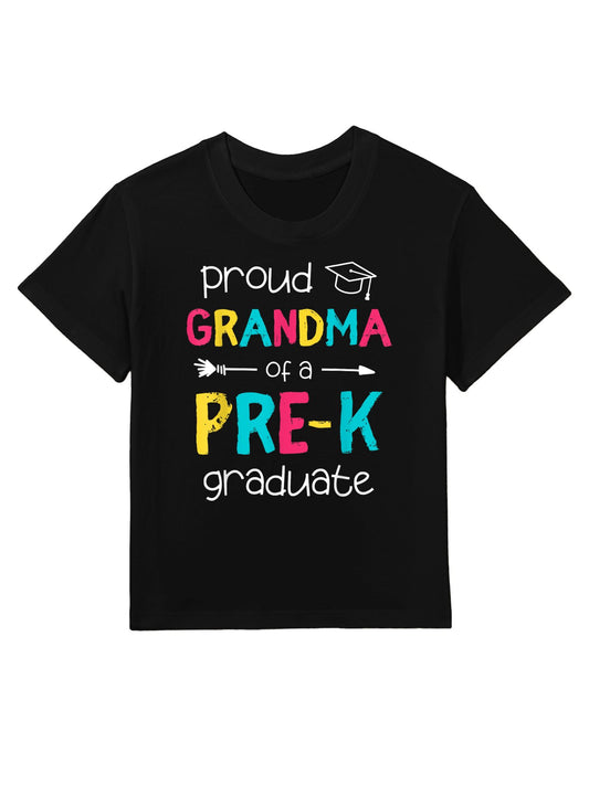 Proud Grandma PreK Grad Preschool Family Matching Graduation Kids T-Shirt