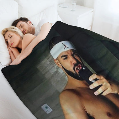 Drake Shirtless Throw Blanket