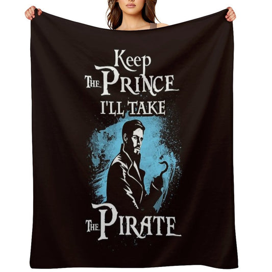 Keep The Prince, I'll Take The Pirate Throw Blanket