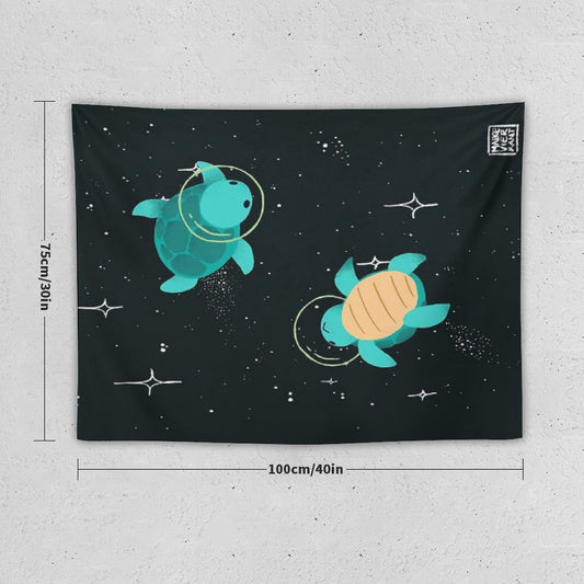 Space Turtles Tapestry
