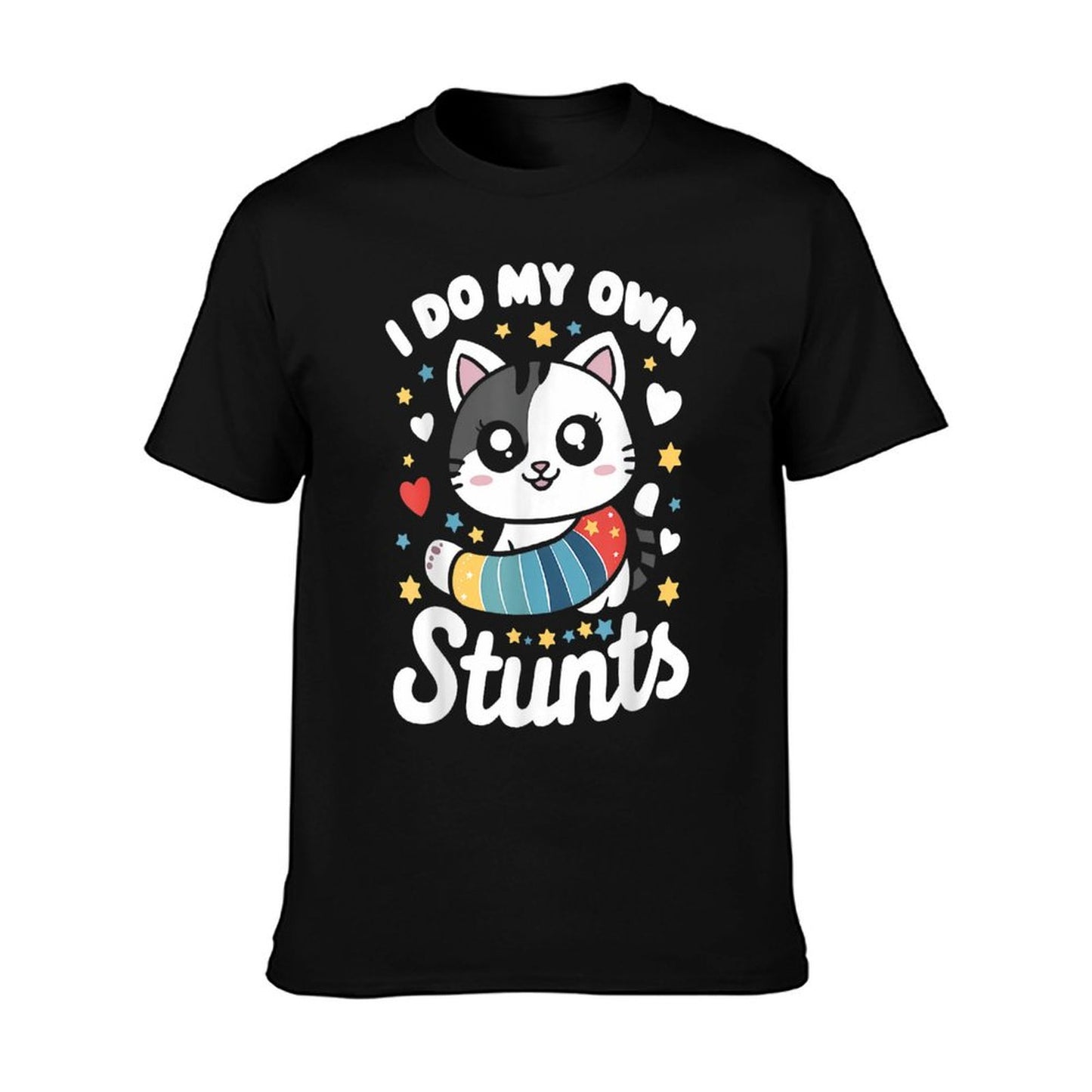 I Do My Own Stunts Broken Arm Cat Kids T-Shirt