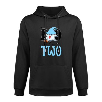 Kid Boo Im Two 2nd Birthday Ghost Halloween Costume Toddler Breathable Fabric Hoodie