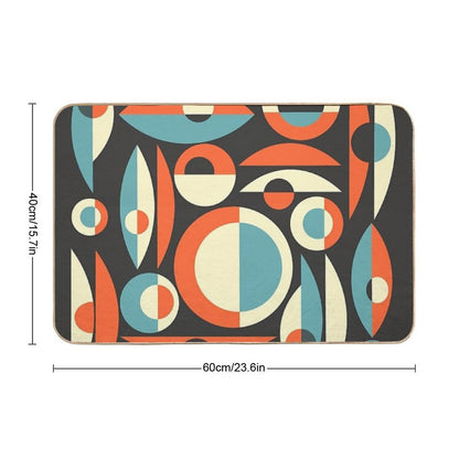 Retro Eames Era  Pisces Bath Mat