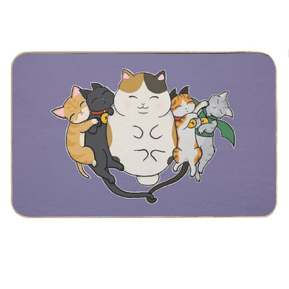 Sleepy Cats Bath Mat