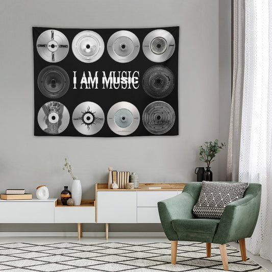 I AM MUSIC Vinyl Tapestry