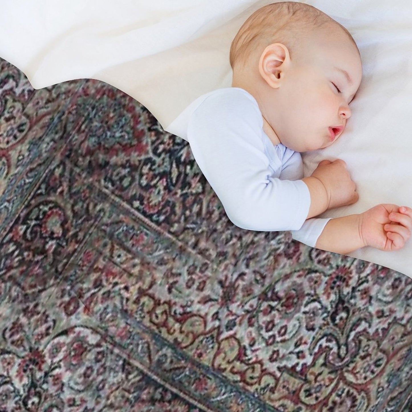 My Grandma's Carpet Throw Blanket