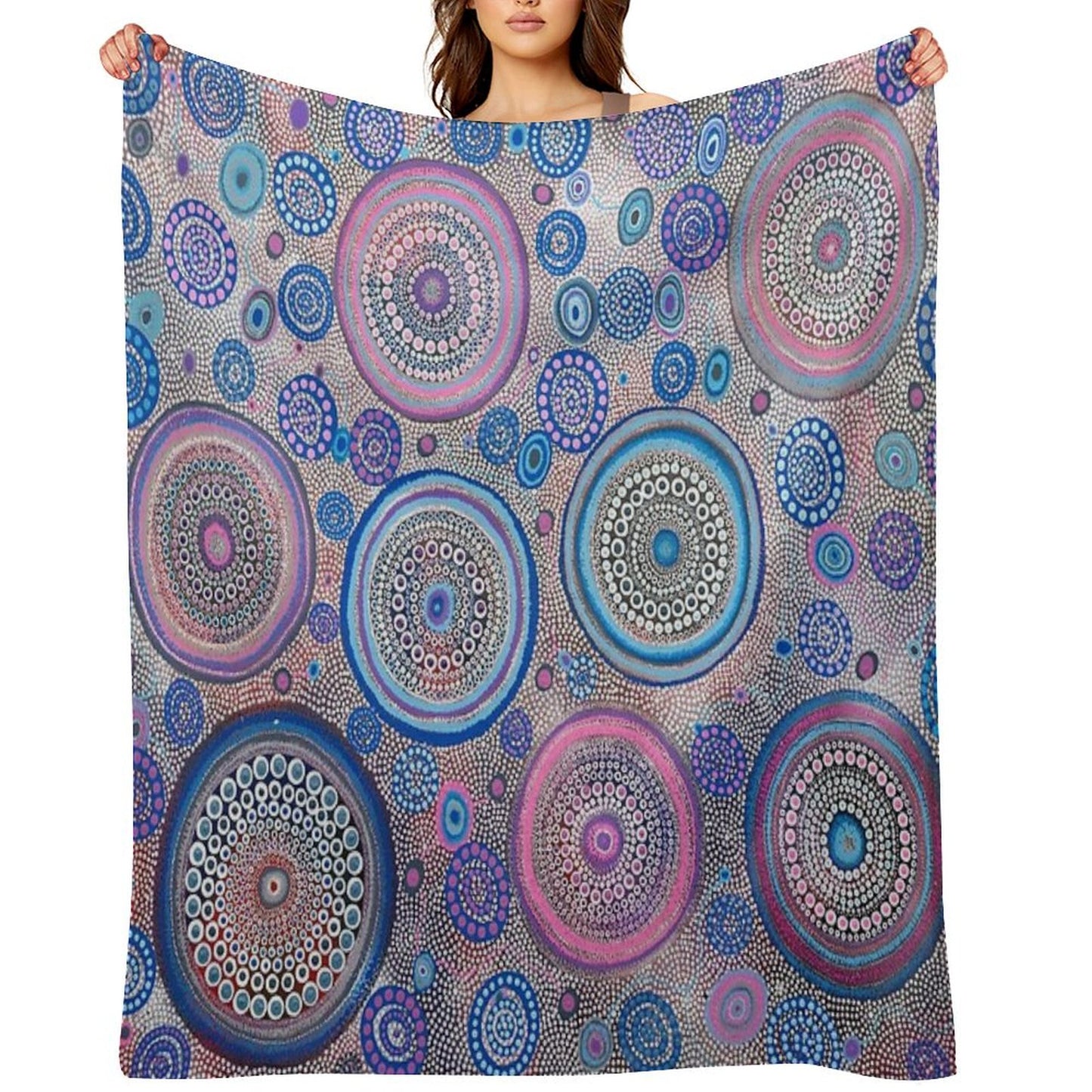 Seven Sister's Dreaming Throw Blanket