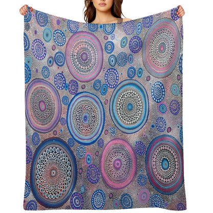 Seven Sister's Dreaming Throw Blanket