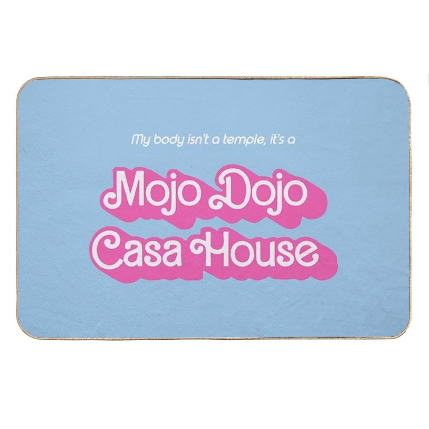 Blue Mojo Dojo Bath Mat