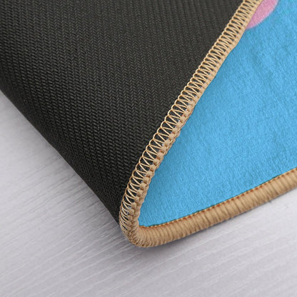 Blue Pink Mojo Dojo Casa House Bath Mat