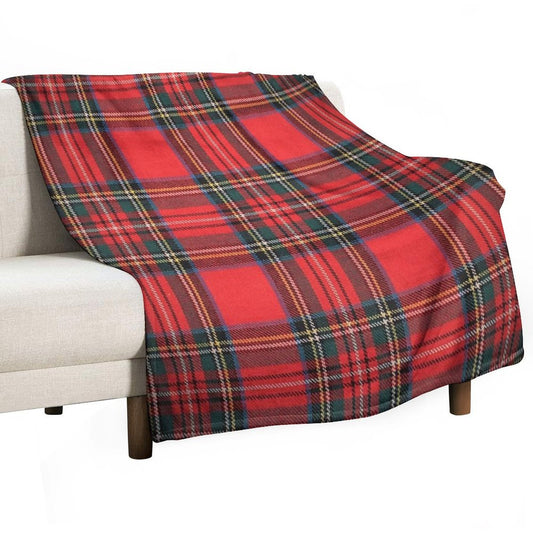 Royal Stewart Tartan Throw Blanket