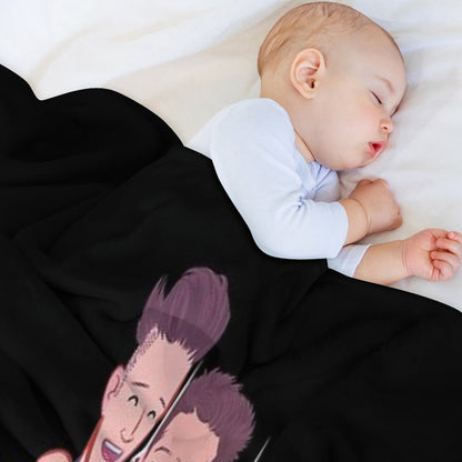 TOFOP- Toon Logo Throw Blanket